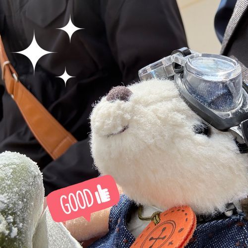 よもぎもち(焼き)おいしい！！
お花見しながら、まさに花より団子なはりねずみです🍡(ﾉ∀＼*)