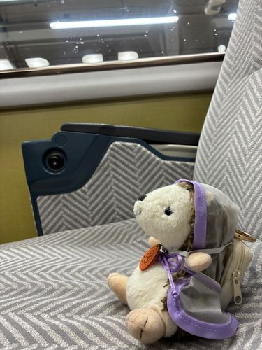 さて、今日はあいにくのお天気だけど
はりねずみは電車にのって
ひさしぶりに博物館へGO〜！