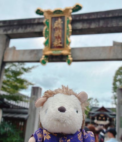 ここは！！
久しぶり&はりねずみの京都旅の定番
⭐️晴明神社⛩️です！
旅の〆はやはりこちらですね！！
またいくよ〜👋🦔