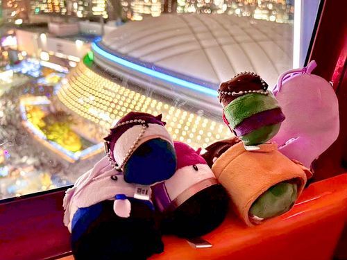 これはビックオーから見た東京ドーム デス。当時コラボしていたらしいデスよ。綺麗デスね。