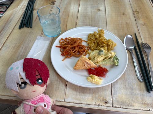ビュッフェなので食べ放題🥰