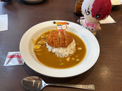 CoCo壱でちいかわのコラボメニュー頼んでみた🥰