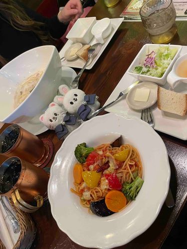 たっぷり野菜のスパゲティランチセット