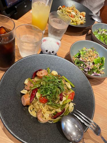 思わず沼る！旨辛ペペロンチーノ