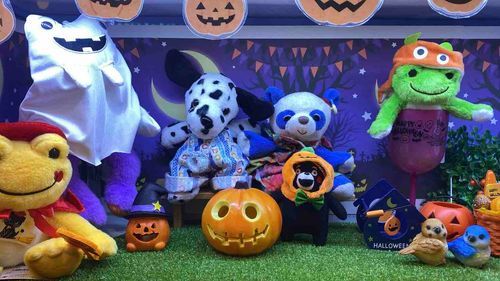 ９月におでかけしたときの📸
かえるさんたちにまぎれてハロウィン気分たのしかったね🎃
くまモンも特別出演✲ﾟ｡.｡₀