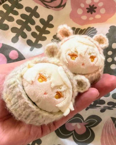 あるじのてのひらにのせてもらったよ☺️