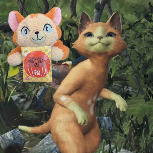 オトモアイルーのマカちゃんだよ〜♫
似てるでしょ〜🌟