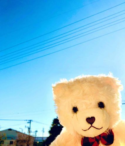 お空を見て、深呼吸。
お天気は、晴れ☀️