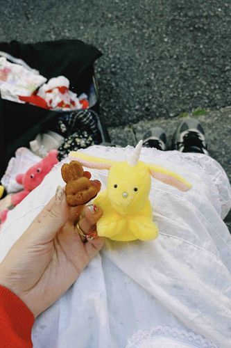 先週末は、北中夜市に行ってきたよ！可愛いうさぎのカステラもらった！！！共食いだね🐰