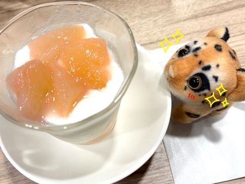 バーミヤンの白桃アンニン、リピ…🍑♡