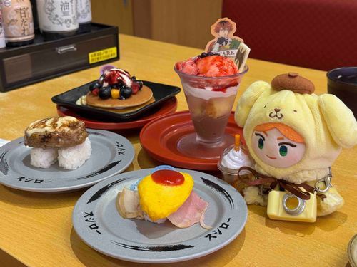 寿司郎行ってきた🍣✨シュタルクのパフェめっちゃ美味しかった🍨
2025.08.18 in Taiwan Kaohsiung 