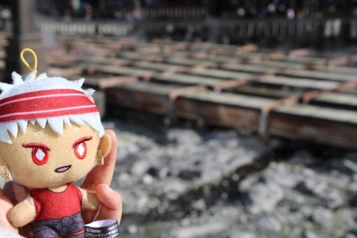 くさつ っていう ばしょに いってきたぜ！ あったかい ゆげが いろんなところ から でてるな！