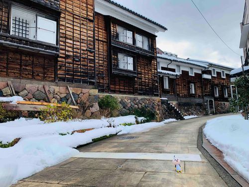古い街並みのたわわ。