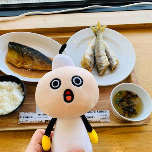 いただきますするたわわ。