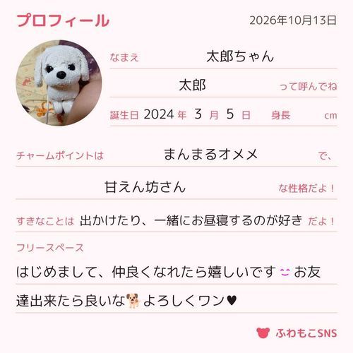 友達募集中だよ😀