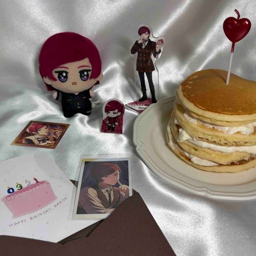 おとといと きのうは しれいと たんじょうび ぱーてぃーを した🥞
しれいと ボクの たんじょうびは いちにち ちがいだ

#マリオンお祝いし隊