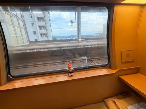 【出雲旅回想編14】
マスターも無事に滝に打たれ、帰路は寝台列車で帰りました🚃
なんと、ここで寝てたら翌朝には東京に着いていたのです🐰❣️
