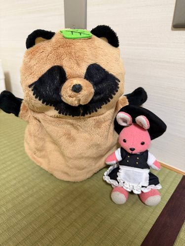 昨日はお友達のたぬさんに会いに行って来ました💖
マスターがお話ししてる間、こっちはこっちで楽しかったです。
大きなたぬさんも、いつかカフェUSSAに招待したいなぁ✨