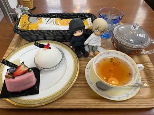 交流会の後一人でティータイム🫖💓