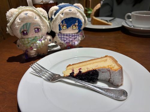 食後のケーキも最高でしたねぇ〜🎶