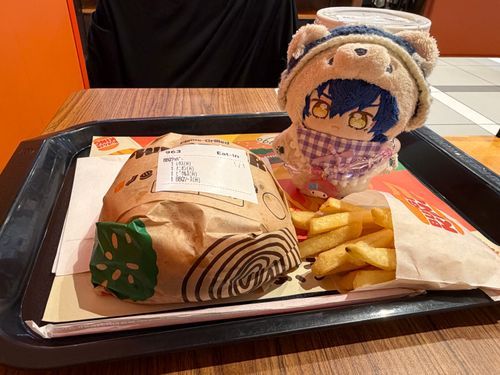 バーガーキングに行きました🍔ついつい同じメニューばっかり食べちゃうんですよねぇ〜