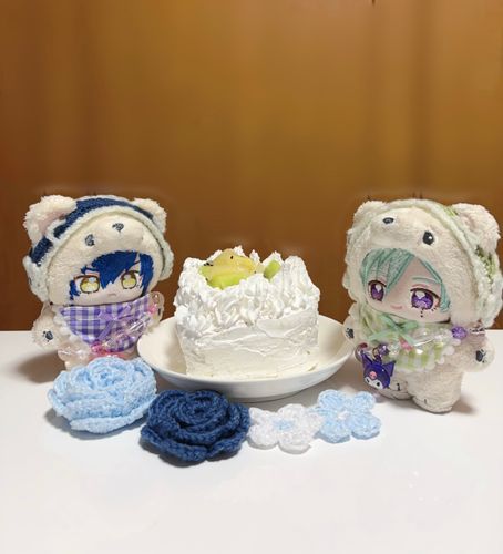 プロデューサーと巽先輩がケーキを作ってくれました🎂来年はいちごを用意すると意気込んでましたよぉ〜