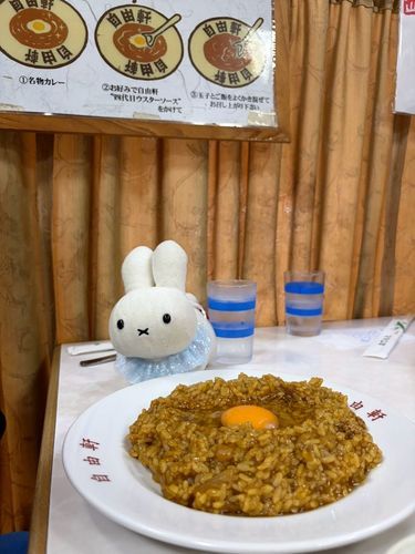 にんげんが ずっといきたかったと いっていた おみせにいきました！けっこうからかった ですが、おいしかったです🍛