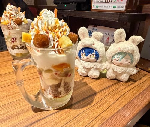 さつまいものジョッキパフェを食べました🎶意外とペロリでしたねぇ…