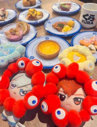 本日は西園さまとばんぱく内にあるくら寿司にきました🍣
きにゃりは胃がむげんだいなのでたくさんたべることができましたが、西園さまはくるしそうでした。