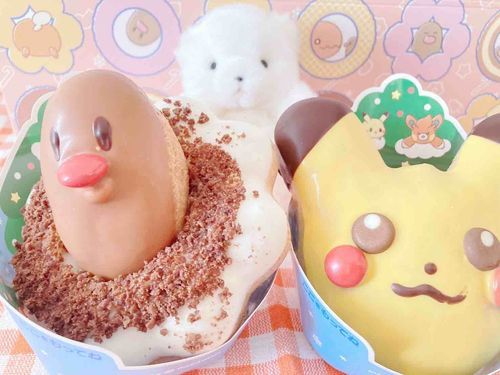 ぴかちゅうさんとでぃぐださんのどーなつ とてもおいしかたよ (∩´∀`∩)💕
