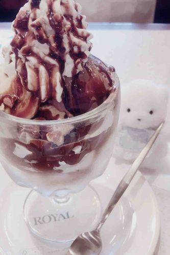 ちょこれーとぱふぇおいしかたよー♡♡