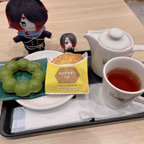 いぜんたべたまっちゃドーナツがおいしくて、リピートです🍵🌿‬
びょういんもはやくおわって、つぎのよていにまにあって、よかったですね😌
もう、たいちょうはくずさないでくださいね🏥