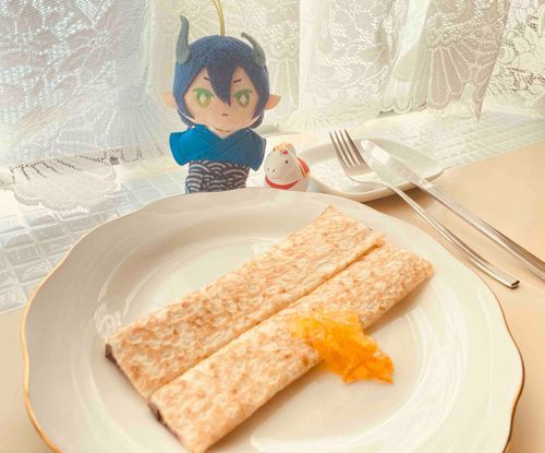 おやつはクレープにしました