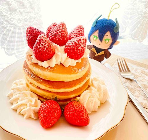 イチゴのパンケーキ🥞🍓