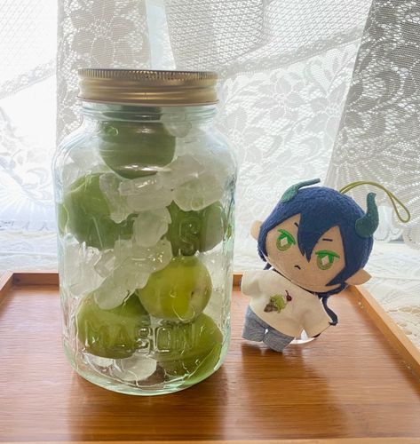 梅シロップ。飲みごろは1週間後