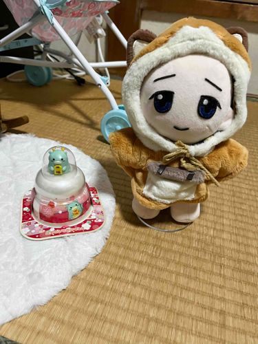 ついに「あした」なの❣️
「あした」の「かがみびらき」で、ついに「たつさん」とあえるの！
はやく「おもち」からでてきてほしいの！