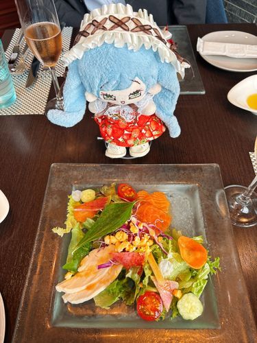 サラダにサーモンが乗ってしまったら満点以外出せないの