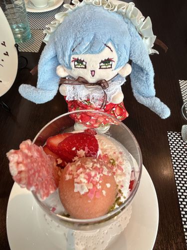 こりこり！このパフェを食べにきたの！