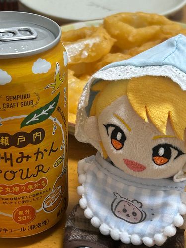 オニオンリングで宅飲みだよ
