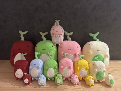 はじめましてー♪
てっぺんにいる偉そうな子がシナダの2歳の女の子 マメムシはなちゃんです🌱‬‪🌸
はなちゃんにはたくさんのお友達がいます❕左から、あずき❤️そら🩵まめ💚はな🩷ひよこ💛だいず🤍
マメにがんばる、素敵なムシ。マメムシを飼って、マメパワーをてにいれよう。
ビバ・マメ・ライフ❣️
