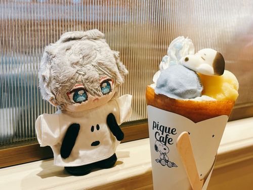 すぬぅぴが くれーぷの うえで ねてた🐶