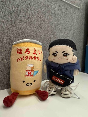 ほろよいのぬいちゃんと一緒