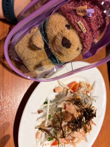 お出かけしたのに何のご飯かわかりません！