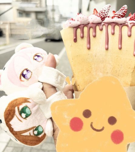 🐱とても大きなクレープを食べたぞぉ⭐️

🌸かいぬち食べるのに苦戦しとって笑ってもうた𐤔𐤔𐤔