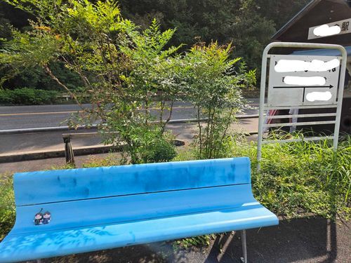 ここは廃駅がカフェになってるんだよ　どこかの終点駅なんだ