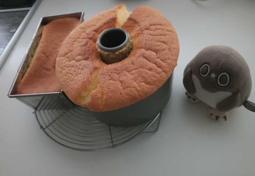 シフォンケーキ焼いた！そんな暗い顔しないで…