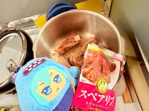 😈🍀加圧後漬け込んで夜に炭火で仕上げるﾜﾙ‼️