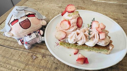 喫茶　湊　にて！

ぷわさんを忘れたので、ｸｽﾞﾊさんのみで。美味しそうやね〜