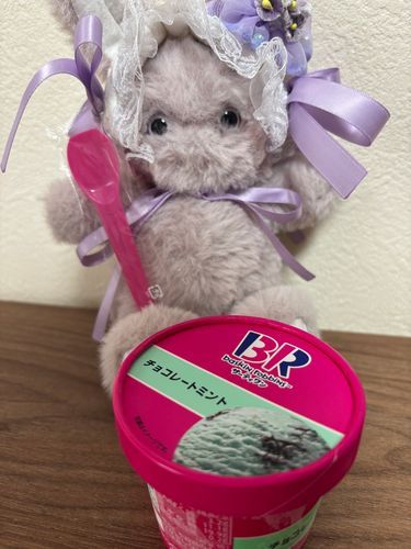 💜🐰今日は暑かったね〜🍨