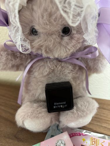💜🐰きらっきらのダイヤモンドだったの！！大当たりしたの！！きれいなのー！！💎